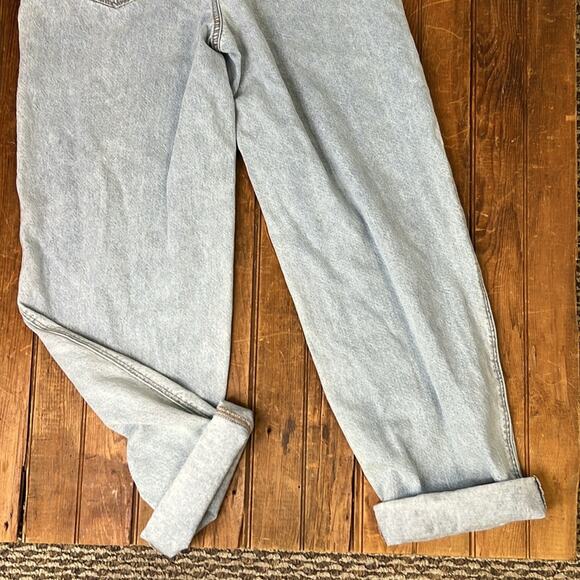 Women’s Paige pleated baggy denim high rise jeans side pocket size 27 - Picture 9 of 10